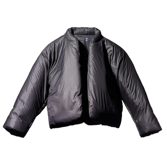 Yeezy Gap engineered by Balenciaga black puffer oversized jacket size XS - Picture 2 of 10